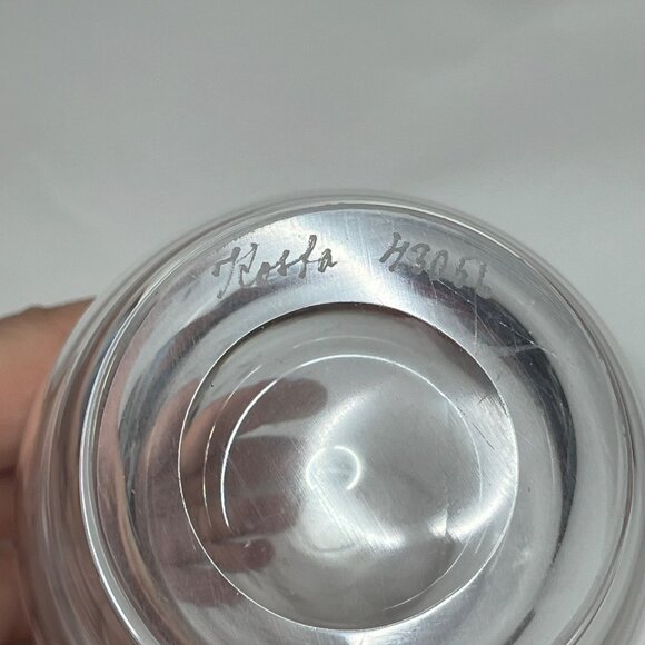 Vintage Kosta Sweden Etched Glass Vase w/ Singing Bird - Picture 8 of 9